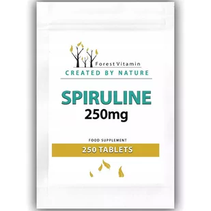 FOREST VITAMIN Spiruline 250mg 250tabs - Aminokwasy - miniaturka - grafika 1