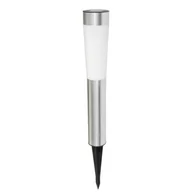 Lampy ogrodowe - Lampa solarna ogrodowa 56 cm srebrna - miniaturka - grafika 1