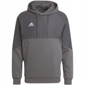 Bluzy męskie - Bluza męska adidas Condivo 22 Hoody szara HD2306 XS - miniaturka - grafika 1