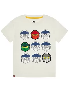 Koszulki dla chłopców - LEGO Wear T-Shirt 12010022 Biały Regular Fit - grafika 1