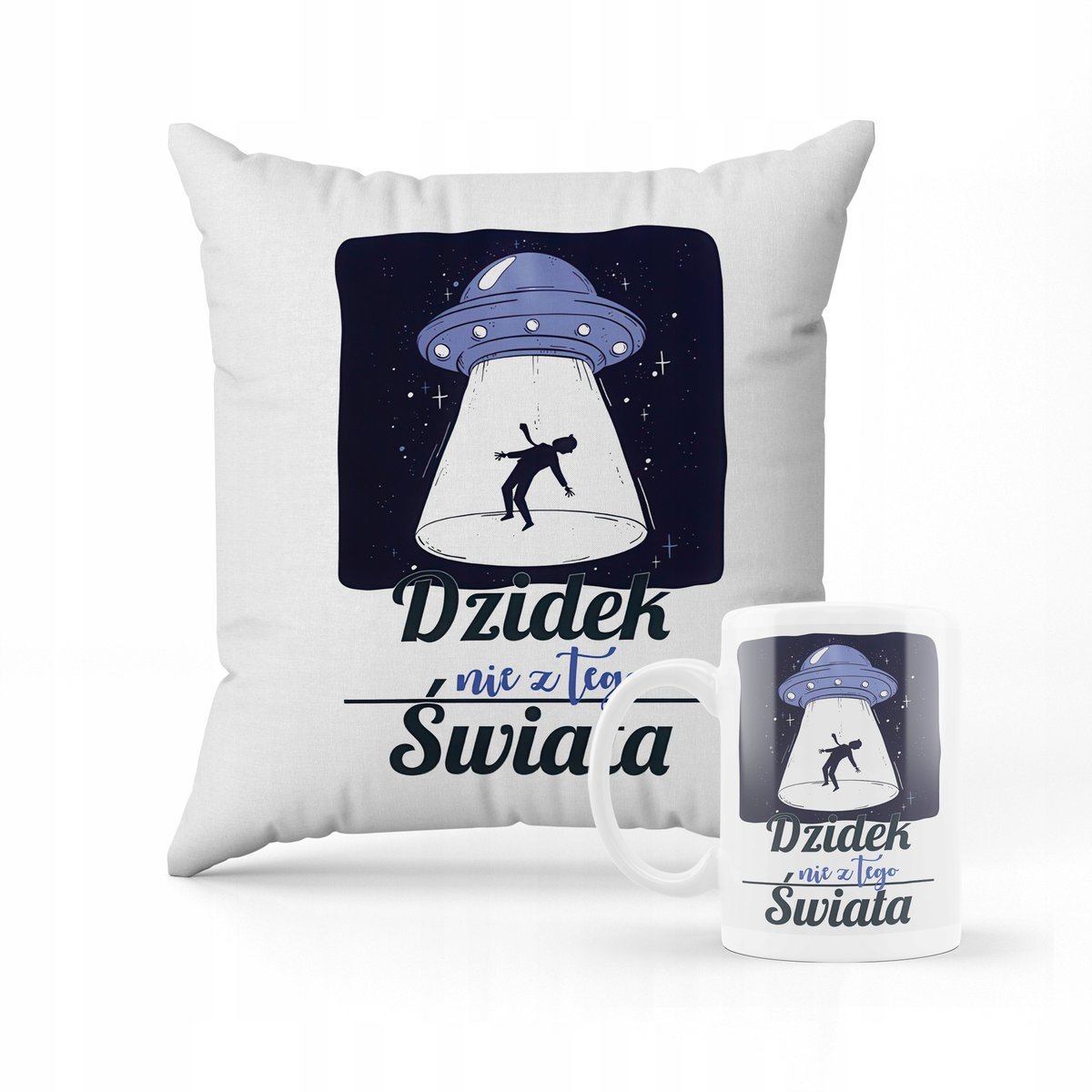 ZESTAW PODUSZKA + KUBEK PREZENT NAJLEPSZY DZIADEK DZIEŃ DZIADKA DZIADEK #1