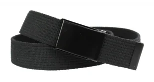 Pasek Parciany PolskaGalanteria Bawełniany PARCIAK 40 mm Z Czarną Klamrą Zatrzaskową Czarny Matowy Szeroki - Paski - miniaturka - grafika 3