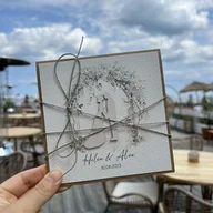 Kartki okolicznościowe i zaproszenia - Wyjątkowa Kartka ślubna z personalizacją - miniaturka - grafika 1