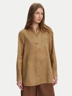 Max Mara Koszula Noel 2516111018 Brązowy Regular Fit - Koszule damskie - miniaturka - grafika 1