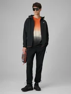 Spodnie męskie - 4F Spodnie casual joggery męskie - czarne XL - miniaturka - grafika 1