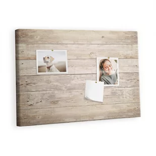 Kolorowy Organizer - Tablica Korkowa z Pinezkami - Drewniane panele 60x40 cm - Tablice i flipcharty - miniaturka - grafika 1