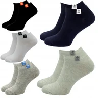 Skarpetki męskie - 5x NIEUCISKOWE SKARPETY MĘSKIE BAWEŁNIANE STOPKI BEZUCISKOWE ZESTAW 44-46 - miniaturka - grafika 1