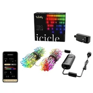 Lampy ogrodowe - Inteligentne Sople LED Twinkly 190 RGB 5x0,7m TWI190STP-TEU - miniaturka - grafika 1
