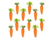 Wielkanoc - Dekoracyjne marchewki - 4,5 cm - 12 szt. - miniaturka - grafika 1