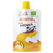 Zdrowa żywność - Krem arachidowy karmel z solą w tubce BIO 50 g Super Krówka - miniaturka - grafika 1