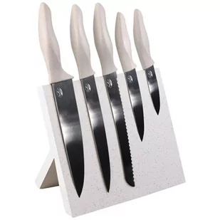 Stoneline Knife Block Natural Line 21197 Folding stand, 5 pc(s), Dishwasher proof, 9/12.5/20.1/20.2 cm - Zestawy sztućców - miniaturka - grafika 1
