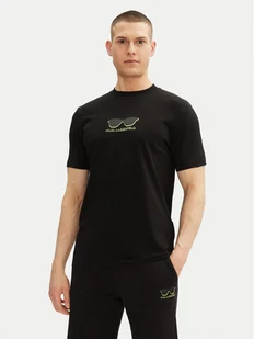 KARL LAGERFELD T-Shirt 755400 552235 Czarny Regular Fit - Koszulki męskie - miniaturka - grafika 1