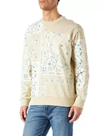 Bluzy męskie - BOSS Męska bluza Wallover, Jasnobeżowy271, XL - miniaturka - grafika 1