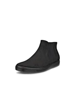 ECCO Damskie klasyczne tenisówki W Botki, czarne, 6,5 UK, Czarny, 40 EU - Botki damskie - miniaturka - grafika 1