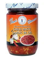 Przyprawy i zioła sypkie - Pasta Chilli z Czosnkiem w Oleju Ostra Thai Dancer 227G - miniaturka - grafika 1