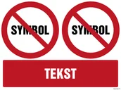 Systemy ekspozycyjne i znaki informacyjne - ZNAK NA ZAMÓWIENIE WZÓR E-002, KN - FOLIA PODŁOGOWA NIEŚWIECĄCA; (200X150MM) - miniaturka - grafika 1