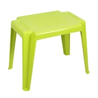 Stoły ogrodowe - Stolik Lolek dla dzieci limonkowy prostokąt - miniaturka - grafika 1