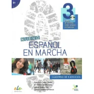 Książki do nauki języka hiszpańskiego - Nuevo Espanol en marcha 3 Ćwiczenia+ CD - SGEL-Educacion - miniaturka - grafika 1