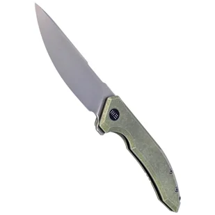 Nóż składany WE Knife Quixotic Green Titanium, Silver Bead Blasted CPM 20CV (WE21016-4) - Noże - miniaturka - grafika 4