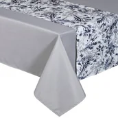 Obrusy i serwetki - Obrus z bieżnikiem EUROFIRANY Anita 3 140 x 220 cm Jasnoszary - miniaturka - grafika 1