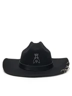 Czapki damskie - Patrizia Pepe Kapelusz 8F0077/A919 K103 Czarny - miniaturka - grafika 1