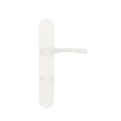 Klamki - Domino Klamka Eva szyld WC biała - miniaturka - grafika 1