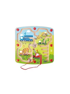 Hape Construction & Number Maze - Zabawki kreatywne - miniaturka - grafika 1