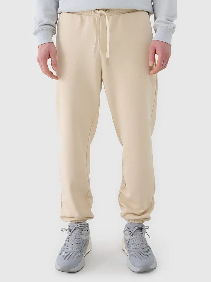 4F Spodnie dresowe w kolorze beżowym