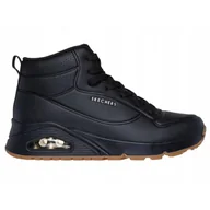 Buty trekkingowe damskie - Buty na co dzień damskie SKECHERS UNO - STAND HIGH wysokie za kostkę - miniaturka - grafika 1