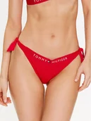 Stroje kąpielowe - Tommy Hilfiger Dół od bikini UW0UW04497 Czerwony - miniaturka - grafika 1