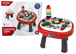 Interaktywny stolik edukacyjny Kosmos - Leantoys - Zabawki interaktywne dla dzieci - miniaturka - grafika 1