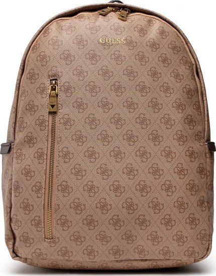 Guess Guess, Vezzola, Synthetic Leather, Backpack, Brown, 4G Logo, For Men, 21/32.5 x 39.5 x 15 cm For Men
