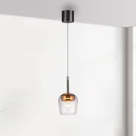 Lampy sufitowe - Q-Smart-Home Paul Neuhaus Smart LED lampa wisząca Q-Kon kolor miedziany Ø 21 cm - miniaturka - grafika 1