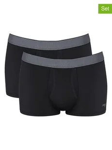 Sloggi Bokserki (2 pary) w kolorze czarnym - Majtki męskie - miniaturka - grafika 1