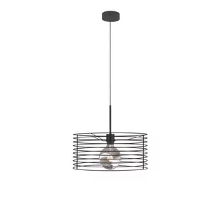 Industrialna lampa wisząca z regulowaną długością przewodu CLIZA LOFT bialy, biały null - Lampy sufitowe - miniaturka - grafika 1