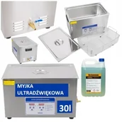 Myjki ultradźwiękowe - Heckermann Myjka Wanna Ultradźwiękowa Do Mycia 30L - miniaturka - grafika 1
