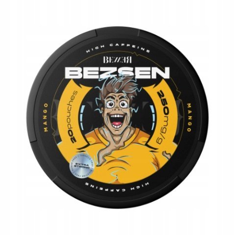 Bezzer Bezsen Woreczki Kofeinowe Bez Cukru Mango 250Mg