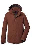 Kurtki męskie - G.I.G.A. DX Męska kurtka funkcyjna/kurtka outdoorowa wodoszczelna z odpinanym kapturem GW 56 MN JCKT, jesienny liść, 4XL, 41868-000 - miniaturka - grafika 1