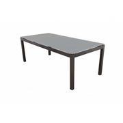 Stoły ogrodowe - SALERNO - aluminiowy stół ogrodowy 150 x 90 x 76 cm - druga jakosc (N387) - miniaturka - grafika 1