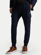 Spodnie męskie - Polo Ralph Lauren Spodnie materiałowe 710980340001 Granatowy Regular Fit - miniaturka - grafika 1