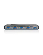 Przełączniki KVM - 4 PORT PS/2 KVM SWITCH StarTech.com 4 Port VGA / PS/2 KVM Switch - PS/2 KVM Umschalter inkl. Kabel - 4 Port Desktop KVM Umschalter 1x PS/2 und 4x VGA Buchse - miniaturka - grafika 1