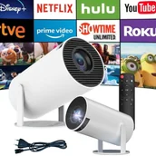 Projektory dla dzieci - PROJEKTOR RZUTNIK DLA DZIECKA NA PREZENT FULL HD LED HDMI TV GŁOŚNIK BAJKI - miniaturka - grafika 1