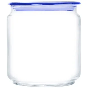 Słoik z pokrywką Plano 750 ml niebieski LUMINARC - Pojemniki kuchenne - miniaturka - grafika 1