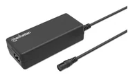 Adaptery i przejściówki - Manhattan 180962 adapter zasilający/ inwentor Wewnętrzna 65 W Czarny - miniaturka - grafika 1