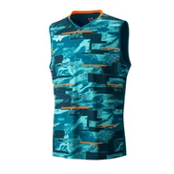 Koszulki sportowe damskie - Damski podkoszulek Yonex Women's Sleeveless Top YW0035 Blue Green L - miniaturka - grafika 1