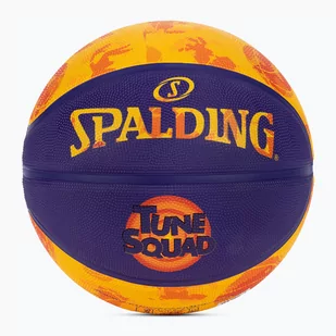 Piłka do koszykówki Spalding Tune Squad pomarańczowa/fioletowa rozmiar 7 - Koszykówka - miniaturka - grafika 1