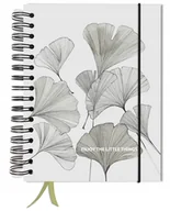 Notesy i bloczki - Bujo bullet 180 stron notatnik A5+ kropki pamiętnik gumka - miniaturka - grafika 1