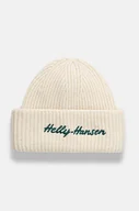 Czapki damskie - Helly Hansen czapka kolor beżowy z grubej dzianiny 67531 - miniaturka - grafika 1