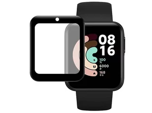 3x Elastyczne Szkło ochronne 3D Alogy do Xiaomi Mi Watch Lite Black - Filtry prywatyzujące - miniaturka - grafika 1