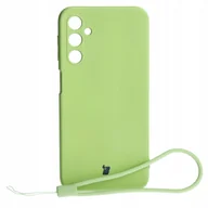 Etui i futerały do telefonów - Bizon Etui Case Silicone do Samsung Galaxy A24 4G, jasnozielone - miniaturka - grafika 1